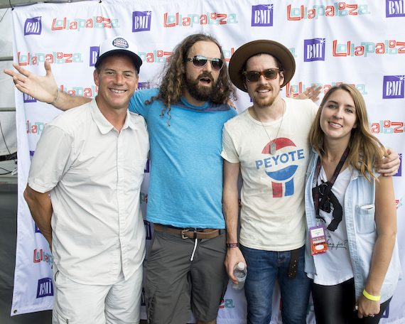 BMIs Mark Mason, members of Black Pistol Fire Eric Owen and Kevin McKeown and C3s Margaret Galton 