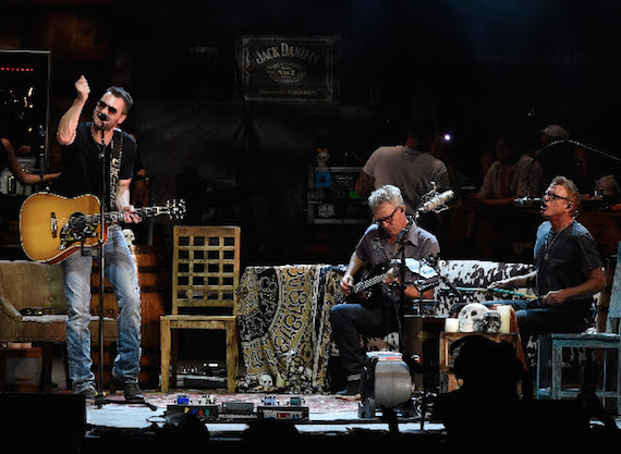 Pictured: L-R: Eric Church, Lee Hendricks, and Craig Wright Photo Credit: Rick Diamond