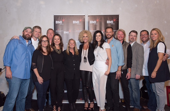  The people behind Girl Crush, including Liz Rose Musics Scott Ponce, BMGs Kos Weaver, BMI songwriter Lori McKenna, ASCAPs Mike Sistad, songwriter Hillary Lindsey, BMI songwriter Liz Rose, members of LBT Kimberly Schlapman, Karen Fairchild, Jimi Westbrook and Phillip Sweet, Warner Chappells Ben Vaughn, Universal Music Publishings Kent Earls and BMIs Leslie Roberts.