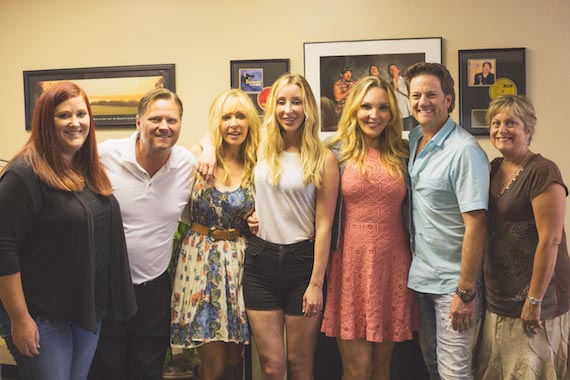 Pictured (L-R): Paige Zuidema, Bob Kinkead, Kate, Emily and Lindsay Anderton (Lucy Angel) Gregory Scott and Julie Devereux. 