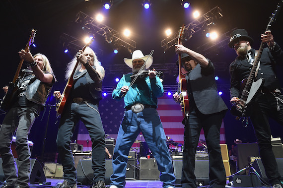 Lynyrd Skynyrd and Charlie Daniels at the 40th Volunteer Jam 