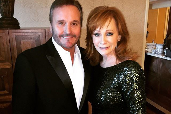 Narvel Blackstock and Reba McEntire. Photo: Facebook.