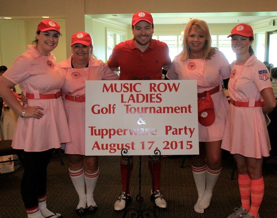 Team City National Bank (l-r): Warner Music Nashville's Rebekah Gordon, Starstruck's Penny Chubb, Universal Music Publishing Group's Travis Gordon, City National Bank's Diane Pearson and Starstruck's Kelli Haywood - Photo: Bev Moser