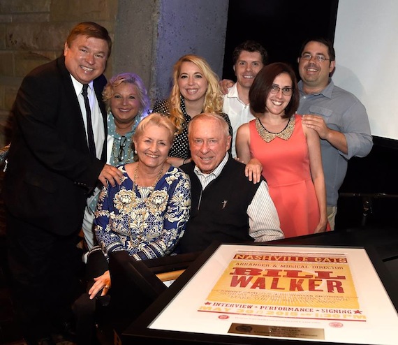 Jeff Walker and family on May 30, 2015, celebrating at the Country Music Hall of Fame and Museum's Nashville Cats: A Salute to Bill Walker.  with Terri Walker, Tessa Walker, Jeanine Walker, Jon Walker, Matt Watkins and Christy Walker-Watkins.