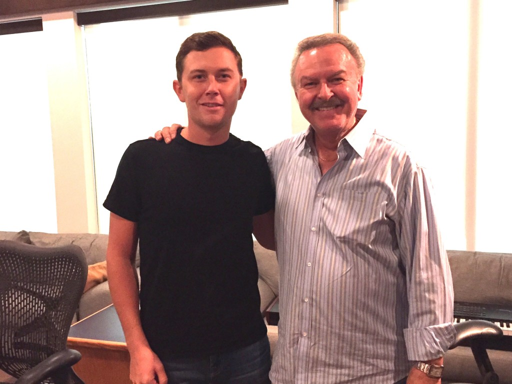 Pictured (L-R): Scotty McCreery and Charlie Chase.