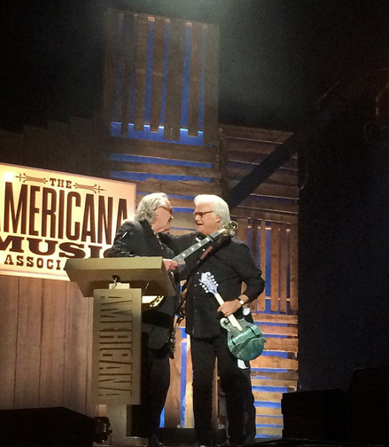 Ry Cooder and Ricky Skaggs.