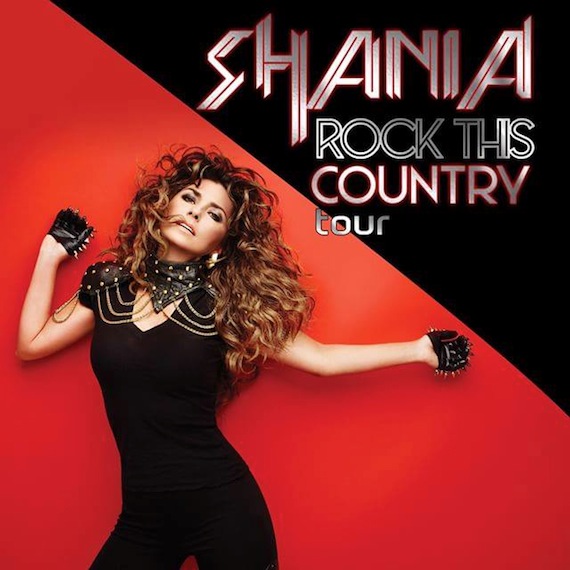 Shania Twain Rock This Country Tour 2015