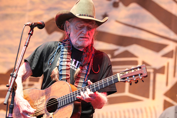 Willie Nelson performs the final night of Franklin, Tenn.'s Pilgrimage Festival. Terry Wyatt