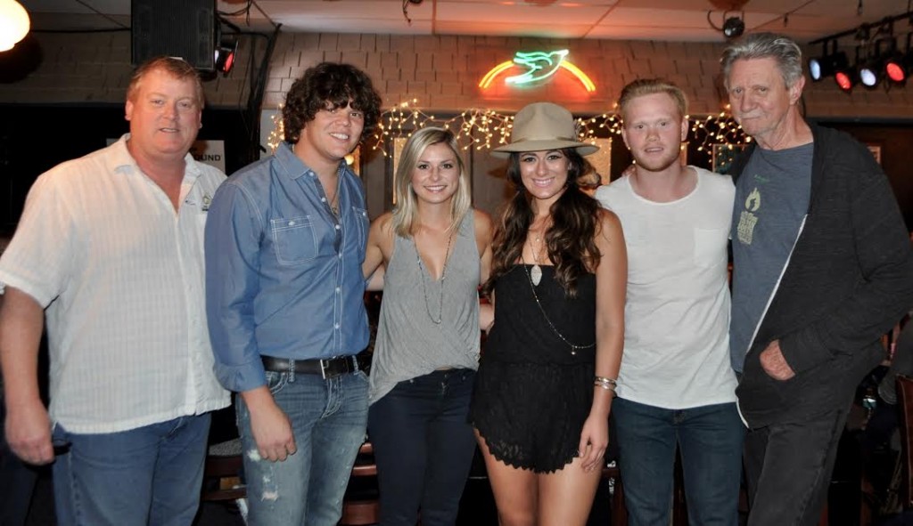 Pictured (L-R): ASCAP's Mike Sistad, Martin McDaniel, Raquel Cole, Alyssa Bonagura, Jeb Gipson and ASCAP's Ralph Murphy. 