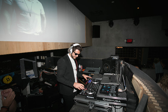 Thomas Rhett shared the DJ Booth with one of Tangled Ups producers Jesse Frasure. Photo: Katie Kauss 