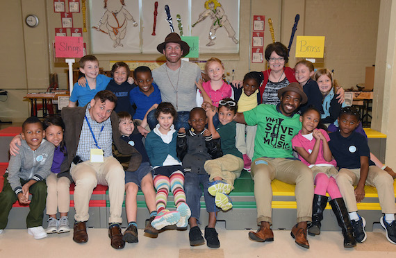 VH1 Save The Music Foundation Singer/Songwriter Drake White School Visit  - Nashville