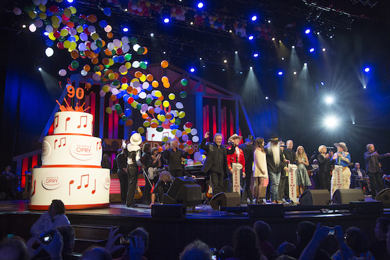 Grand Ole Opry celebrates 90th anniversary. Photo: Chris Hollo