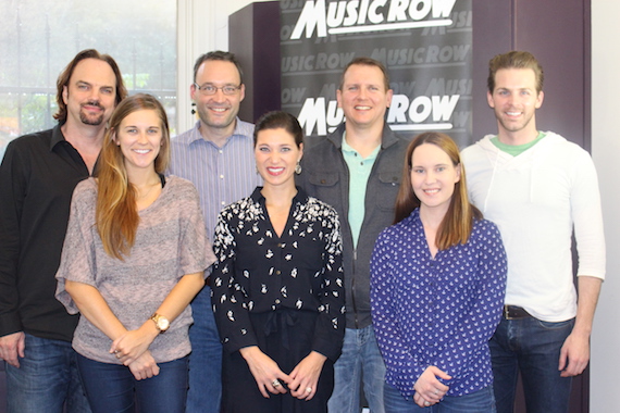 Alexandra Demetree with MusicRow staffers.