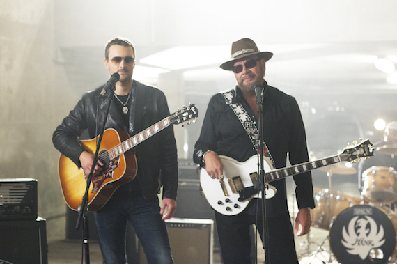 Pictured (L-R): Eric Church, Hank Williams, Jr. Photo: Nash Icon Records.