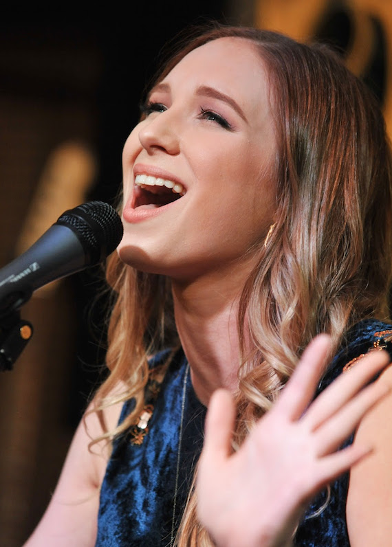 Olivia Lane performs at the ACM offices.