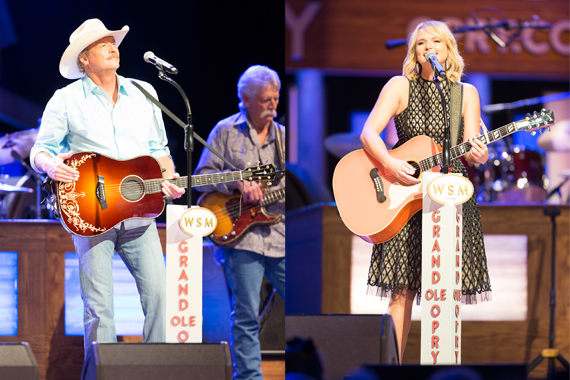 Alan Jackson and Miranda Lambert. Photo: Chris Hollo