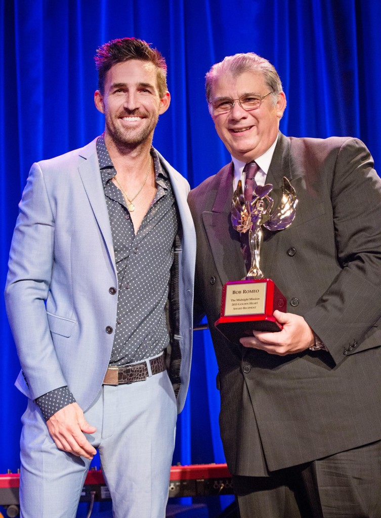 Jake Owen and Bob Romeo. Photo: Melanie Catalano Photography/Courtesy of The Midnight Mission