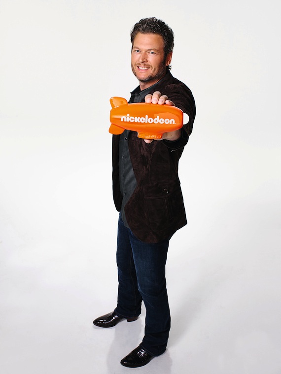 Blake Shelton, host of Nickelodeon's 2016 Kids' Choice Awards. Photo: James White/Nickelodeon.  2015 Viacom International, Inc. All Rights Reserved. 