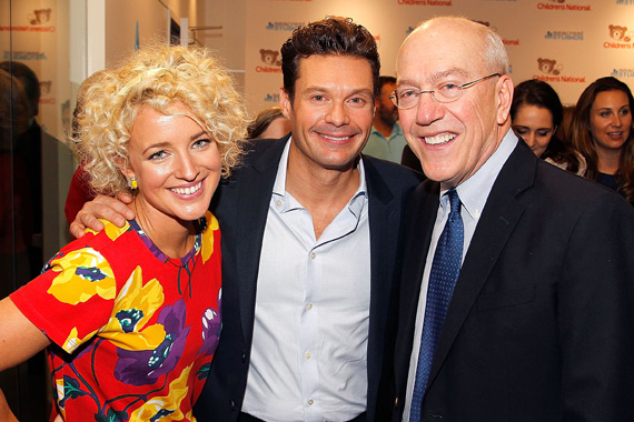 Pictured (L-R): Cam, Ryan Seacrest and Kurt Newman, MD, Childrens National Health System. Photo: Paul Morigi/Getty Images