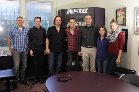 Ryan Kinder with MusicRow staffers.