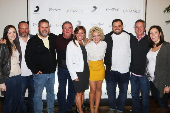 Pictured (L-R): Olivia Laster, Specialist, Promotion, Arista Nashville; Luke Jensen, Manager, Regional Promotion; Andy Elliott, Director, National Promotion, Arista Nashville; consultant Joe Patrick; Arista Nashville's VP, Promotion Lesly Simon; Cam; Michael Bryan, Sr. VP, Programming, iHeartMedia/Nashville; Steve Hodges, EVP, Promotion & Artist Development; Abi Fishbone, Director, Regional Promotion, Arista Nashville. Photo: Alan Poizner