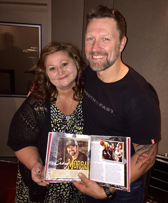 Pictured (L-R): Deborah Evans Price and Craig Morgan