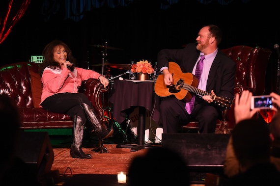 Loretta Lynn and John Carter Cash. Photo: Gary Gershoff