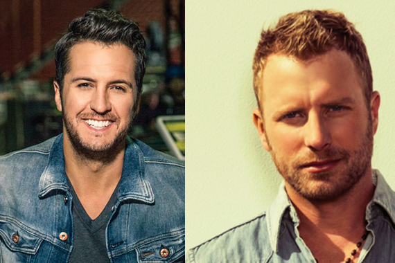 Pictured: Luke Bryan, Dierks Bentley