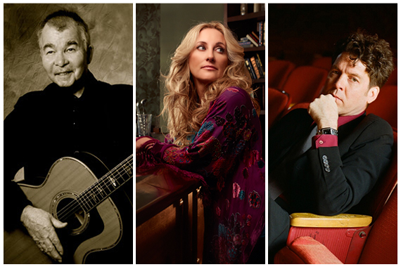 Pictured (L-R): John Prine, Lee Ann Womack, Joe Henry.