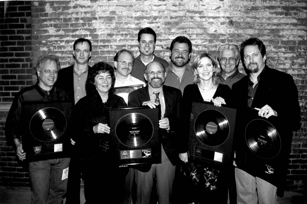 Early photo of Rounder Records artists Alison Krauss and Union Station 