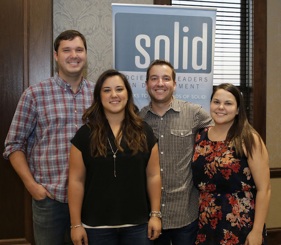 Pictured (L-R): Treasurer, John Huelsman, President, Basak Kizilisik, Vice President, Eric Wright, Secretary, Rachel Cunningham