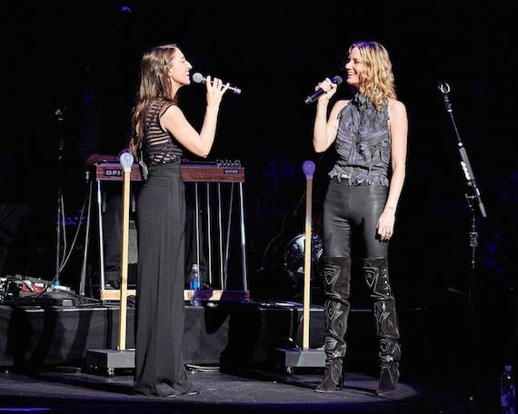 Pictured (L-R): Sara Bareilles, Jennifer Nettles. Photo: Carl Scheffel