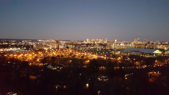 View of Nashville from Mt. Richmore.