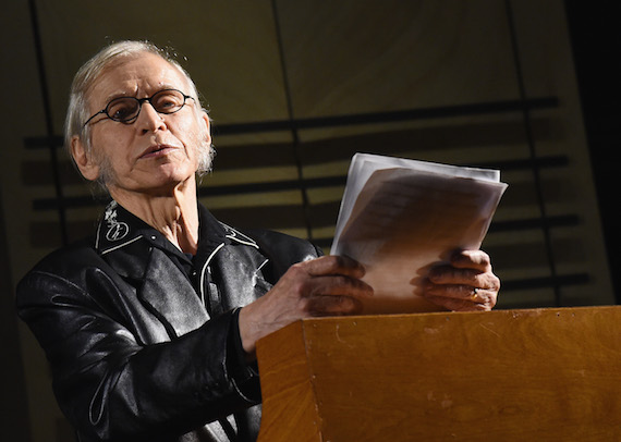 Fred Gretsch speaks during the American Sound & Beauty: Guitars from the Bachman-Gretsch Collection exhibit opening.