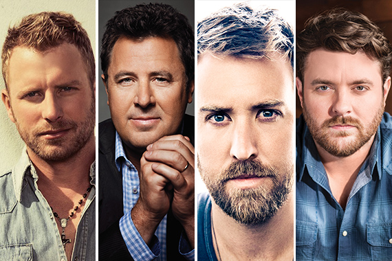 Pictured (L-R): Dierks Bentley, Vince Gill, Charles Kelley, Chris Young