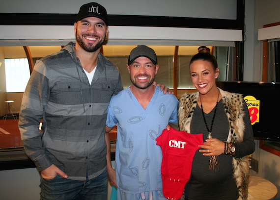 Pictured (L-R): Michael Caussin, Cody Alan, Jana Kramer.