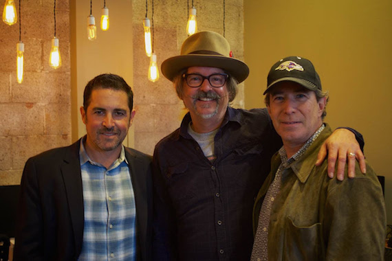 Pictured (L-R): David Weitzman, VP Business Development, ole; songwriter Jeff Trott; Bennett Kaufman, Maverick Entertainment