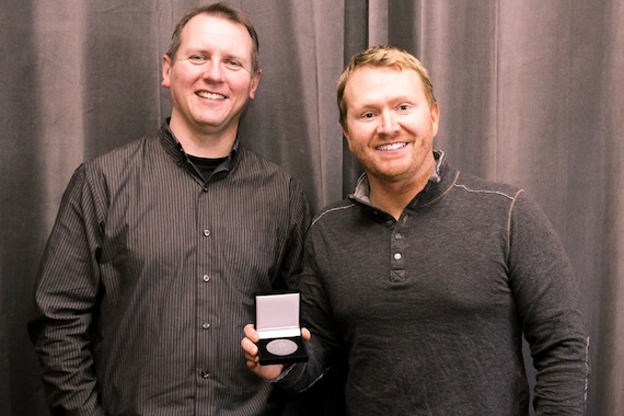 Pictured (L-R): Troy Stephenson, Shane McAnally. Photo: Moments by Moser