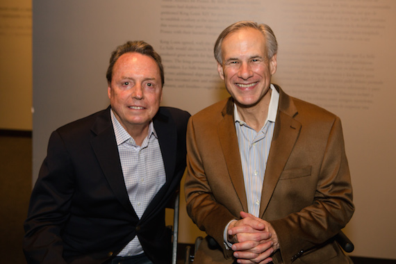 Pictured (L-R): BMI's Jody Williams and Texas Governor Greg Abbott.