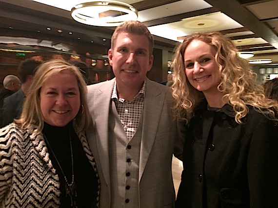 Pictured L-R: Diane Richey, Beth Robinson, Todd Chrisley