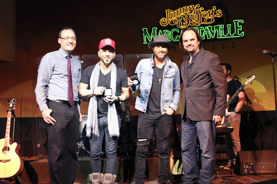 Pictured (L-R): Craig Shelburne, LOCASH, Sherod Robertson