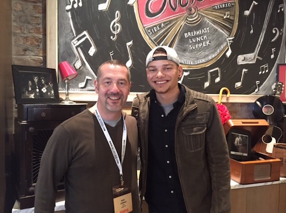 Pictured (L-R): Mark Jennings (Mark Jennings, WPOR Program Direcotor), Kane Brown