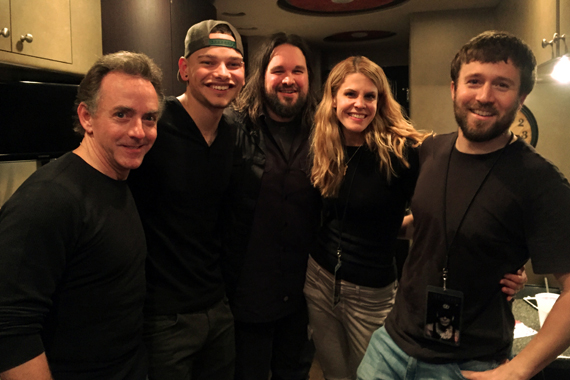 Pictured(L-R):Steve Lamar (Exec Producer, Lamar Bros TV), Kane Brown, Scott McDaniel (VP, Creative Services, SMN), Martha Earls (Kane Brown Manager/ EFG Management), David Poag (Director).