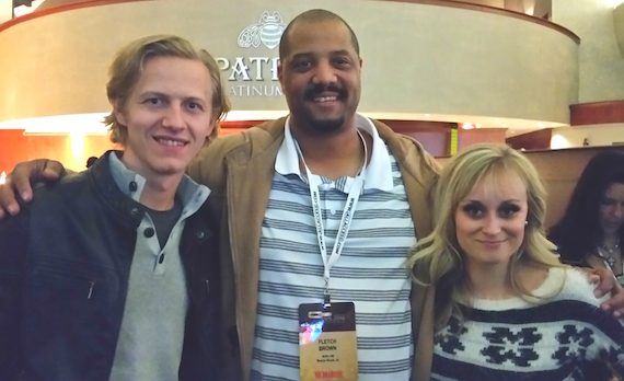 Pictured: Makenna & Brock with Fletch Foster.