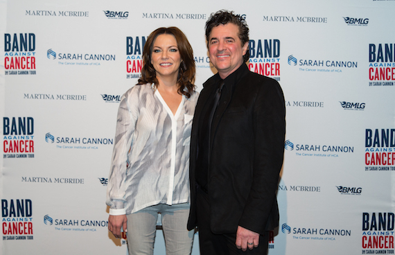 Pictured (L-R): Martina McBride and Scott Borchetta