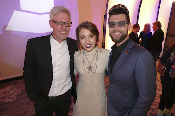 Pictured (l-r): GRAMMY nominees Matt Maher, Lauren Daigle and Jason Crabb. 