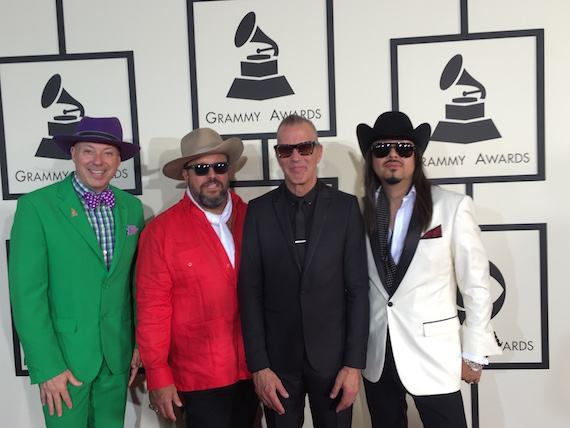 Pictured (L-R): Jerry Dale McFadden, Raul Malo, Paul Deakin & Eddie Perez. Photo: Cary Baker, Conqueroo