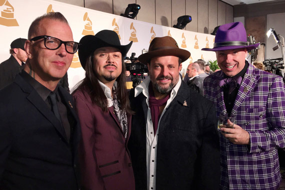 Pictured (L-R): Paul Deakin, Eddie Perez, Raul Malo and Jerry Dale McFadden. Photo: Trey Fanjoy 