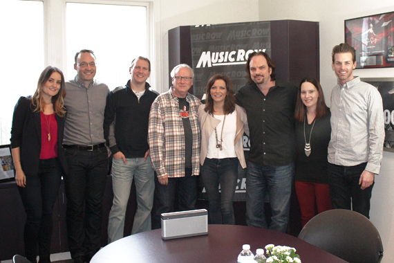 Pictured (L-R): Molly Hannula, Craig Shelburne, Troy Stephenson, Robert K. Oermann, Martina McBride, Sherod Robertson, Jessica Nicholson, Eric T. Parker