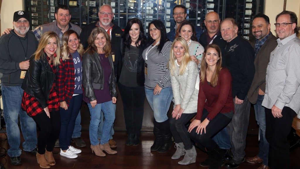 Pictured: Kevin Herring (SVP Promotion), Katie Bright (Director National Promotion), Kristen Williams (VP Promotion), Chad Schultz (VP Radio Interactive Mktg.), Mallory Opheim (Regional Promotion Manager), Rick Young (Regional Promotion Manager), Lou Ramirez (Regional Promotion Manager), Mark Niederhauser (Regional Promotion Manager).    